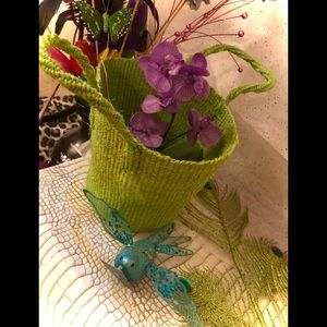 Hand woven basket
